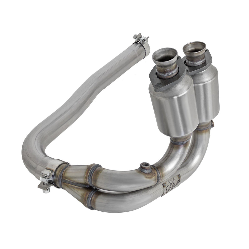 aFe Power Direct Fit 409 Stainless Steel Front Catalytic Converter Jeep Wrangler (TJ) 04-06 L6-4.0L