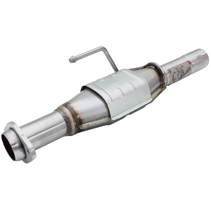 aFe Power Direct Fit 409 Stainless Steel Rear Catalytic Converter Jeep Wrangler (TJ) 04-06 L6-4.0L