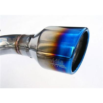 Invidia Subaru BRZ / Scion FRS Q300 w/ Rolled Titanium Tips Cat- Back Exhaust (Blue Edge)