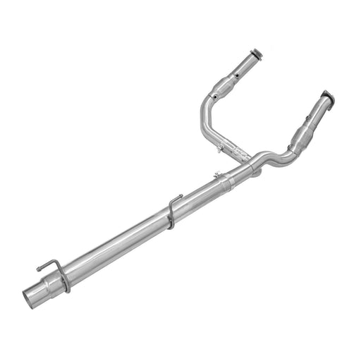 aFe Power Twisted Steel Y-Pipe 3 to 3-1/2 IN w/ Cat Dodge/RAM 1500 09-18 / RAM 1500 Classic 2019 V8-5.7L HEMI