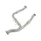 aFe Power Twisted Steel Y-Pipe 3 to 3-1/2 IN Aluminized w/ Cat Ford F-150 11-14 V6-3.5L (tt)