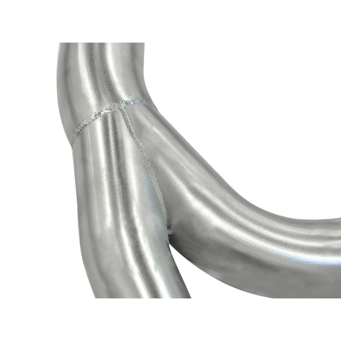aFe Power Twisted Steel Y-Pipe 3 to 3-1/2 IN Aluminized w/ Cat Ford F-150 11-14 V6-3.5L (tt)