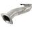 aFe Power Twisted Steel Y-Pipe 3 to 3-1/2 IN Aluminized w/ Cat Ford F-150 11-14 V6-3.5L (tt)
