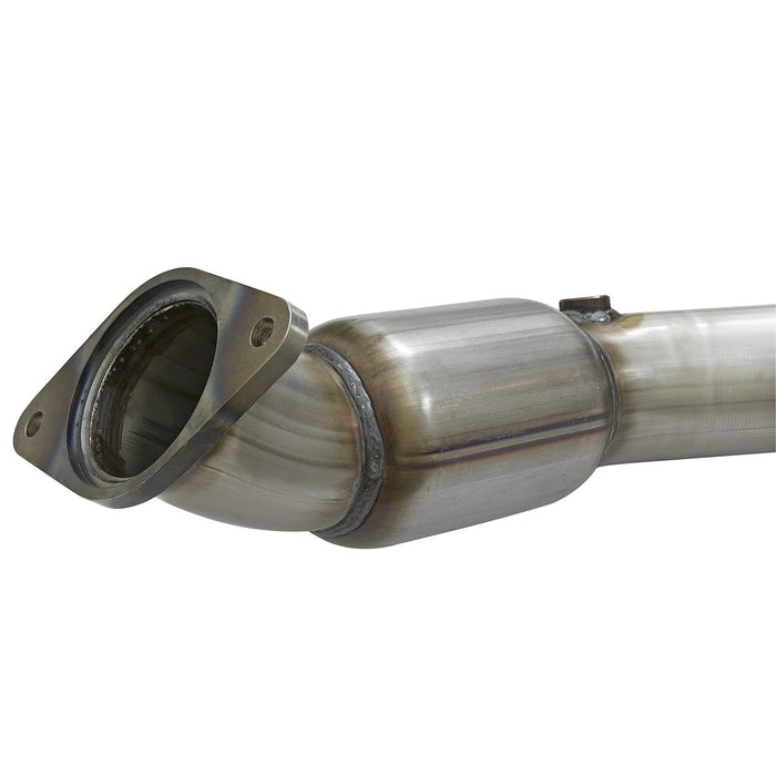 aFe Power Twisted Steel Mid Pipe 3 IN 304 Stainless Steel Dodge Challenger/Charger Hellcat 15-20 SRT-8 V8-6.2L (sc) / 392 V8-6.4L