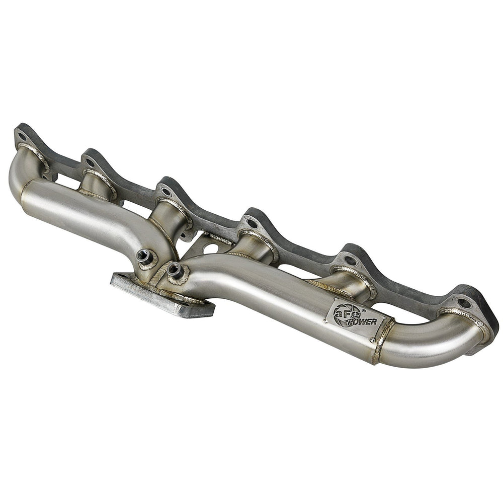aFe Power Twisted Steel 304 Stainless Header Turbo Manifold Dodge Diesel Trucks 98.5-02 L6-5.9L (td)