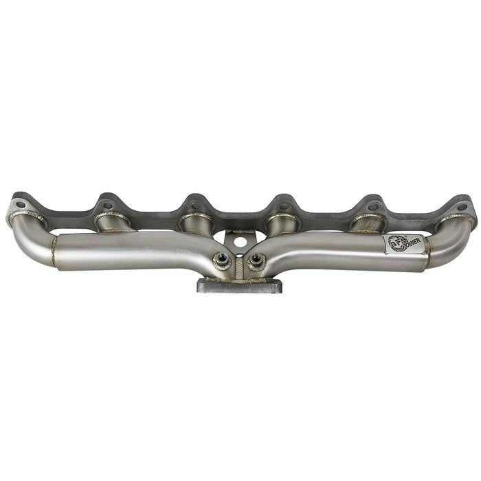 aFe Power Twisted Steel 304 Stainless Header Turbo Manifold Dodge Diesel Trucks 98.5-02 L6-5.9L (td)