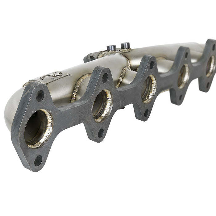 aFe Power Twisted Steel 304 Stainless Header Turbo Manifold Dodge Diesel Trucks 98.5-02 L6-5.9L (td)