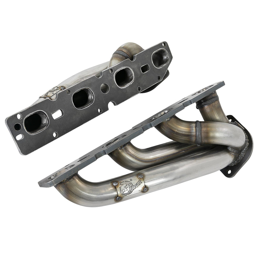 aFe Power Twisted Steel 304 Stainless Steel Shorty Header Dodge Challenger/Charger 09-20 V8-5.7L