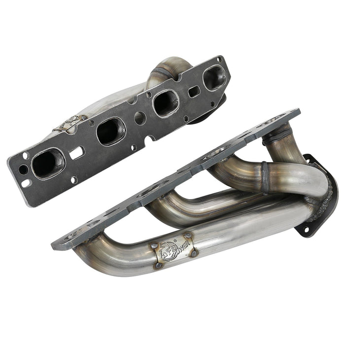 aFe Power Twisted Steel 304 Stainless Steel Shorty Header Dodge Challenger/Charger 09-20 V8-5.7L