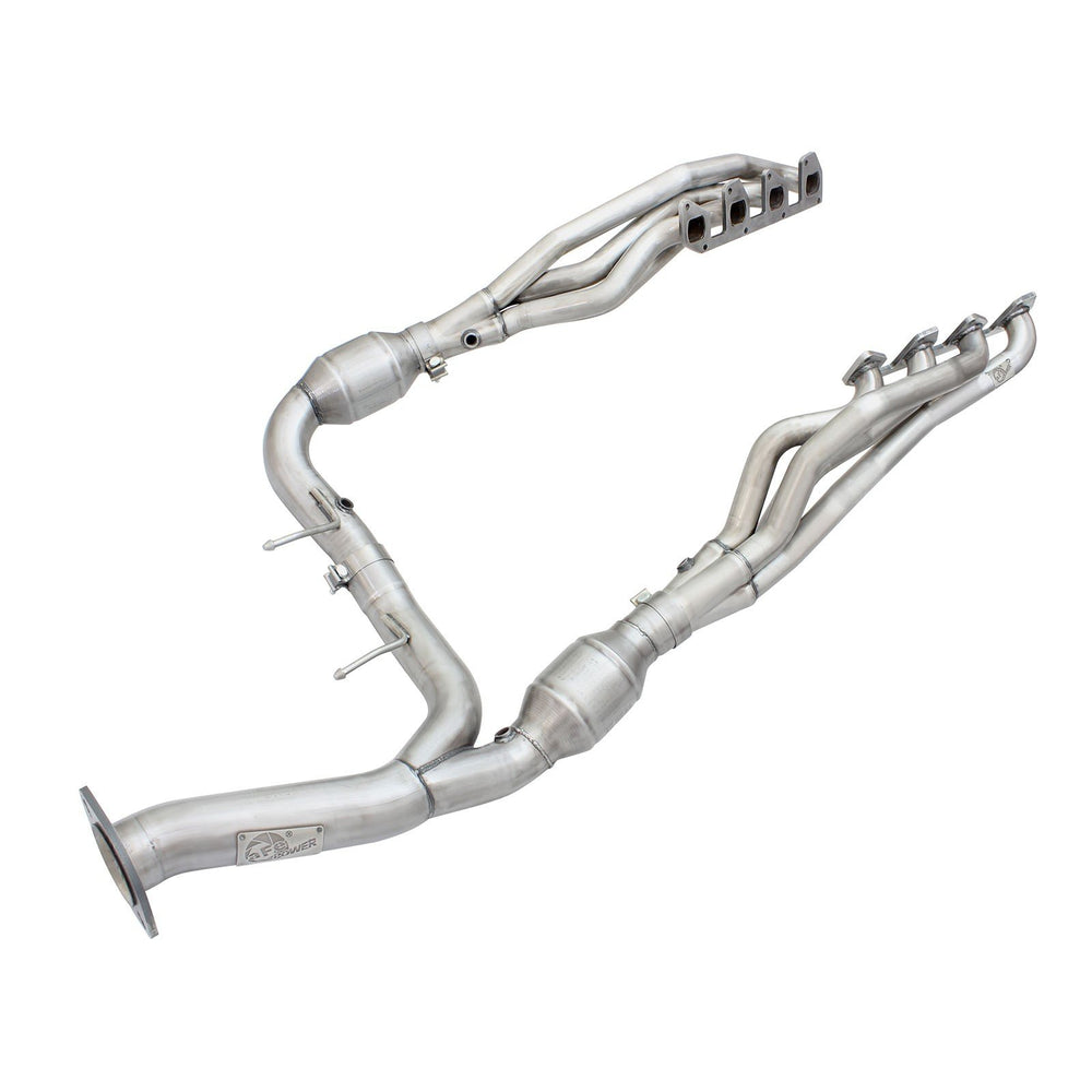 aFe Power Twisted Steel Long Tube Header & Y-Pipe 304 Stainless Steel Ford F-150 Raptor 10-14 V8-6.2L