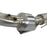 aFe Power Twisted Steel Down Pipe 3 IN 304 Stainless Steel w/ Cat Ford Focus RS 16-18 L4-2.3L (t)
