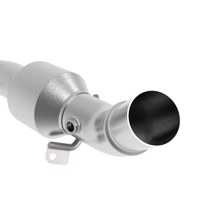 aFe Power Twisted Steel Down Pipe 3 IN 304 Stainless Steel w/ Cat Ford Ranger 19-20 L4-2.3L (t)