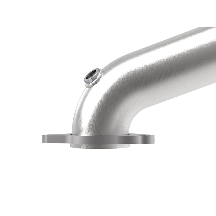 aFe Power Twisted Steel Down Pipe 3 IN 304 Stainless Steel w/ Cat Ford Ranger 19-20 L4-2.3L (t)