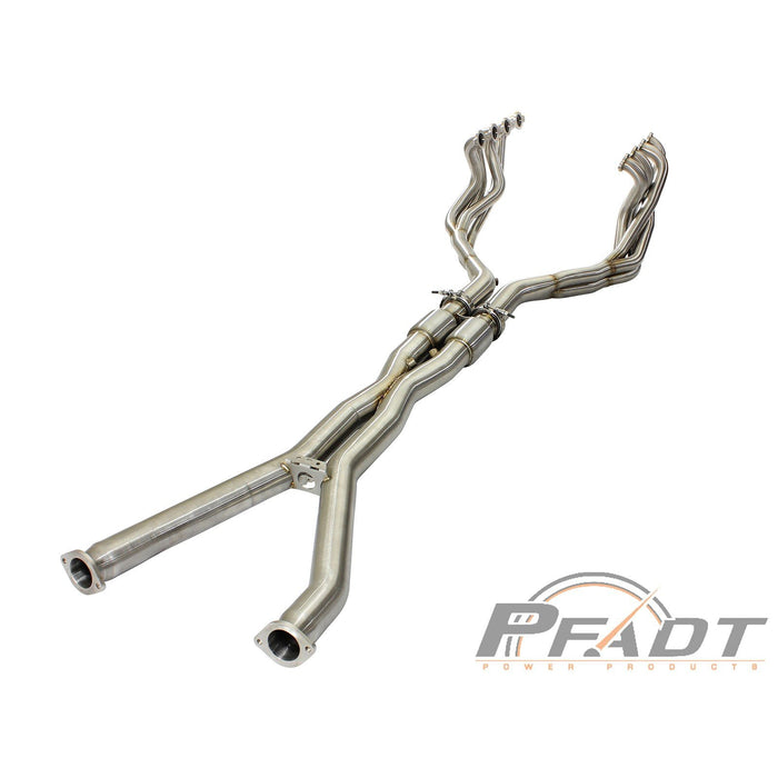 aFe Power Pfadt Series Tri-Y Long Tube Header & X-Pipe 304 Stainless Steel w/ Cat Chevrolet Corvette (C5) 97-04 V8-5.7L (LS1)