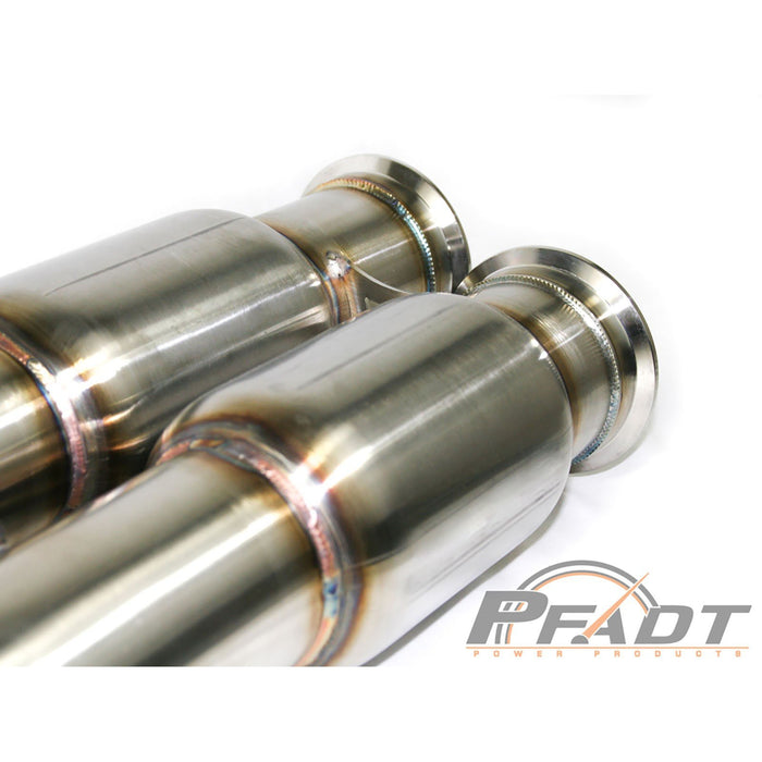 aFe Power Pfadt Series Tri-Y Long Tube Header & X-Pipe 304 Stainless Steel w/ Cat Chevrolet Corvette (C5) 97-04 V8-5.7L (LS1)