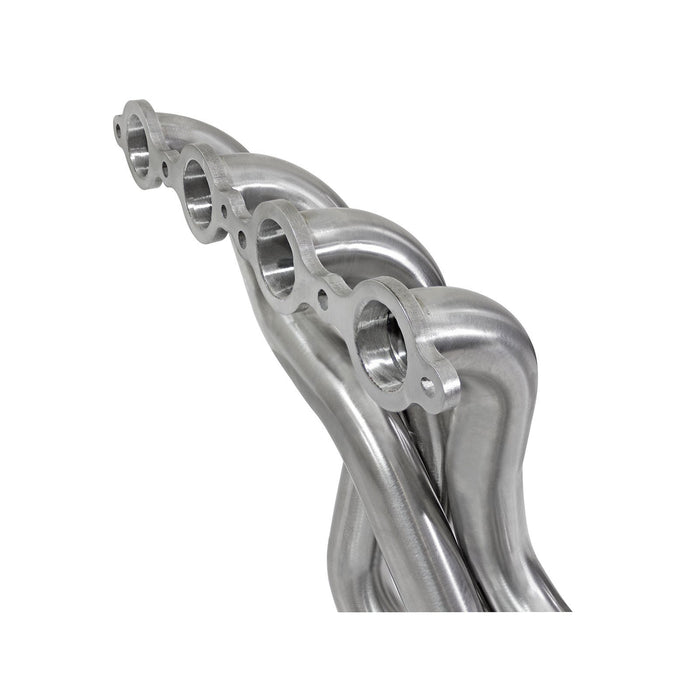 aFe Power Twisted Steel Tri-Y Long Tube Header & Mid Pipe 304 Stainless Steel w/ Cat Cadillac CTS-V 09-15 V8-6.2L (sc)