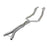 aFe Power Twisted Steel Tri-Y Long Tube Header & X-Pipe 304 Stainless Steel w/ Cat Chevrolet Camaro SS 16-21 V8-6.2L (sc)