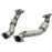 aFe Power Twisted Steel Mid Pipe 3 IN 304 Stainless Steel w/ Cat Chevrolet Corvette (C7) & Z06 14-19 V8-6.2L/6.2L (sc)