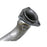 aFe Power Twisted Steel Y-Pipe 3 to 3-1/2 IN 304 Stainless Steel w/ Cat GM Silverado/Sierra 1500 19-20 V8-5.3L