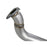 aFe Power Twisted Steel Y-Pipe 3 to 3-1/2 IN 304 Stainless Steel w/ Cat GM Silverado/Sierra 1500 19-20 V8-5.3L