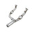 aFe Power Twisted Steel Y-Pipe 3 to 3-1/2 IN 304 Stainless Steel w/ Cat GM Silverado/Sierra 1500 19-20 V8-6.2L