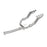 aFe Power Twisted Steel Tri-Y Long Tube Header & Y-Pipe 304 Stainless Steel w/ Cat GM 2500/3500HD 2020 V8-6.6L L8T