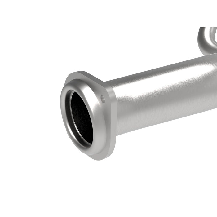 aFe Power Twisted Steel Tri-Y Long Tube Header & Y-Pipe 304 Stainless Steel w/ Cat GM 2500/3500HD 2020 V8-6.6L L8T