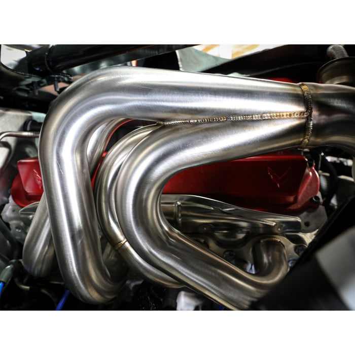 aFe Power Twisted Steel 1-7/8 IN to 2-3/4 IN 304 Stainless Headers Chevrolet Corvette (C8) 2020 V8-6.2L