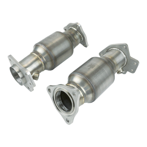 aFe Power Twisted Steel Power Pipe 3 IN 304 Stainless Steel w/ Cat Chevrolet Corvette (C8) 2020 V8-6.2L