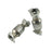 aFe Power Twisted Steel Power Pipe 3 IN 304 Stainless Steel w/ Cat Chevrolet Corvette (C8) 2020 V8-6.2L
