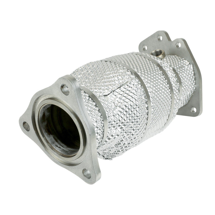 aFe Power Twisted Steel Power Pipe 3 IN 304 Stainless Steel w/ Cat Chevrolet Corvette (C8) 2020 V8-6.2L