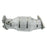 aFe Power Twisted Steel Power Pipe 3 IN 304 Stainless Steel w/ Cat Chevrolet Corvette (C8) 2020 V8-6.2L