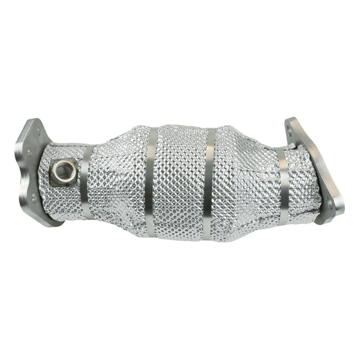 aFe Power Twisted Steel Power Pipe 3 IN 304 Stainless Steel w/ Cat Chevrolet Corvette (C8) 2020 V8-6.2L