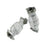 aFe Power Twisted Steel Power Pipe 3 IN 304 Stainless Steel w/ Cat Chevrolet Corvette (C8) 2020 V8-6.2L