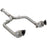 aFe Power Twisted Steel Y-Pipe 2-1/2 to 3 IN 304 Stainless Steel w/ Cat Nissan 350Z /Infiniti G35 03-06 V6-3.5L