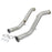 aFe Power Twisted Steel Down Pipe 3 IN 304 Stainless Steel Infiniti Q50/Q60 16-20 V6-3.0L (tt)