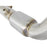 aFe Power Twisted Steel Down Pipe 3 IN 304 Stainless Steel BMW M3/M4 (F80/82/83) 15-20 L6-3.0L (tt) S55