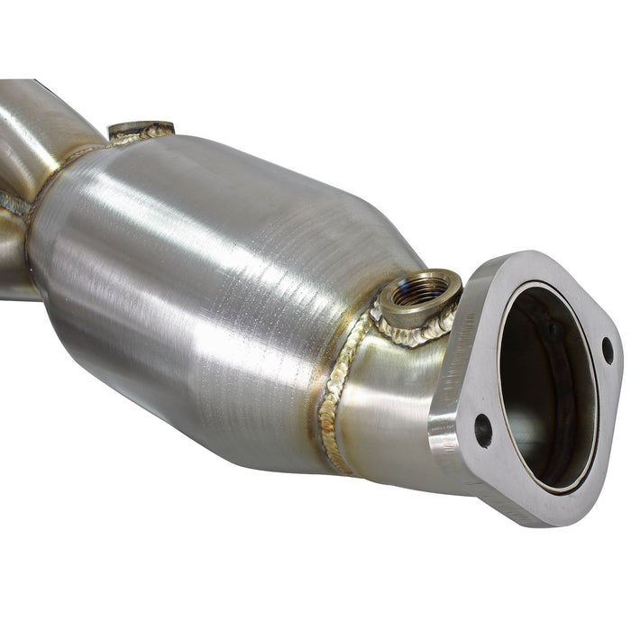 aFe Power Twisted Steel Header 304 Stainless Steel w/ Cat Porsche Cayman S/Boxster S (981) 13-16 H6-3.4L