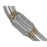 aFe Power Twisted Steel Down Pipe 2-3/4 to 2-1/2 IN 304 Stainless Steel w/ Cat Honda Civic Si 12-15 L4-2.4L