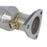 aFe Power Twisted Steel Down Pipe 2-3/4 to 2-1/2 IN 304 Stainless Steel w/ Cat Honda Civic Si 12-15 L4-2.4L