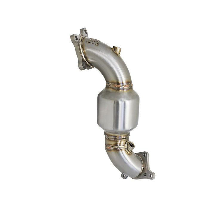 aFe Power Twisted Steel Down Pipe 3 IN 304 Stainless Steel Honda Civic / Civic Si 16-20 L4-1.5L (t)