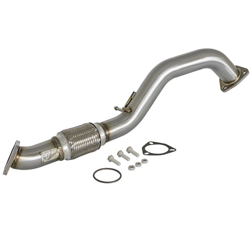 aFe Power Twisted Steel 2-1/2 IN 304 Stainless Steel Race Series Mid-Pipe Honda Civic / Civic Si 16-20 L4-1.5L (t)