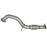 aFe Power Twisted Steel 2-1/2 IN 304 Stainless Steel Race Series Mid-Pipe Honda Civic / Civic Si 16-20 L4-1.5L (t)