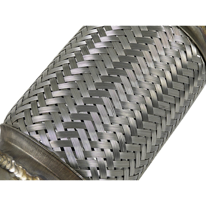 aFe Power Twisted Steel Down Pipe 3 IN 304 Stainless Steel w/ Cat Hyundai Veloster N 19-20 L4-2.0L (t)