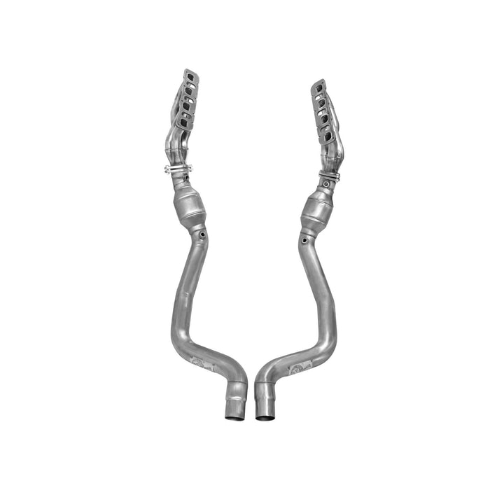 aFe Power Twisted Steel 409 Stainless Steel Shorty Header Dodge Challenger SRT-8 11-15 V8-6.4L