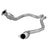 aFe Power Twisted Steel Mid Pipe 3 to 2-3/4 IN 409 Stainless Steel w/ Cat Dodge Challenger SRT-8 11-14 V8-6.4L