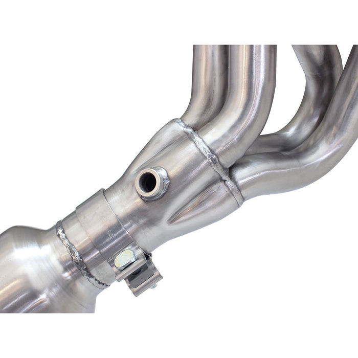 aFe Power Twisted Steel Long Tube Header & Y-Pipe 409 Stainless Steel w/ Cat Dodge/RAM 1500 09-18 / RAM 1500 Classic 2019 V8-5.7L HEMI