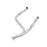aFe Power Twisted Steel Y-Pipe 3 to 3-1/2 IN 409 Stainless Steel w/ Cat Ford F-150 11-14 V8-5.0L