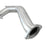 aFe Power Twisted Steel Y-Pipe 3 to 3-1/2 IN 409 Stainless Steel w/ Cat Ford F-150 11-14 V8-5.0L
