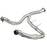 aFe Power Twisted Steel Y-Pipe 3 to 3-1/2 IN 409 Stainless Steel w/ Cat Ford F-150 11-14 V6-3.5L (tt)